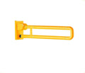 Towel Shelfs,Grab Bars for Bathroom, Plastic Surface Safety Folding Grab Bar, Stainless Steel Upturn Wall Mounting Toilet Railing, Disabled Elderly Daily Living Assist Handle/Yellow/60Cm (Yellow 60Cm)