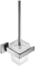 Brushed Nickel Bathroom Accessories Set Wall Mount Bath Shelf Robe Hanger Toilet Paper Holder Towel Bar Rack Stainless Steel,1