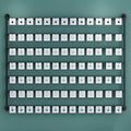 Wall Mounted Jewelry Organizer - Metal Display Rack with Hooks for Necklaces, Keyrings, Hats - Stylish Storage Shelf for Closet & Retail Use, Space-Saving Solution (Black 100×120CM)