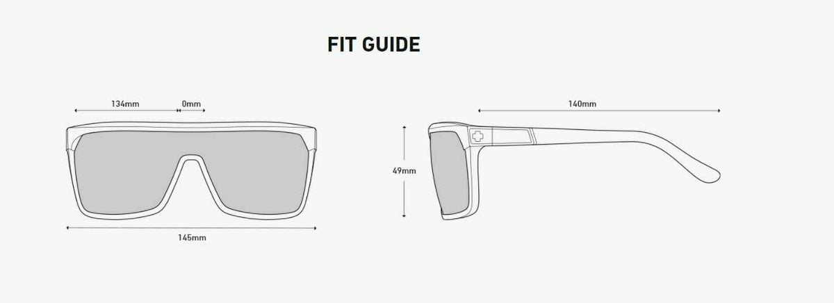 Spy Flynn Sunglasses Black/Honey Tort with Happy Dark Brown Fade Lens