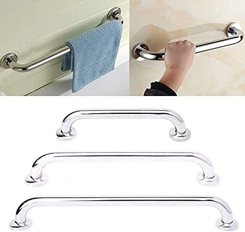 Handrail Safety Anti Slip Handle 20/25/30/50Cm Bathroom Tub Hand Grip Stainless Steel Safety Toilet Support Disability Aid Grab Bar Handle Assist Bath Handle/19X200 (22X250)