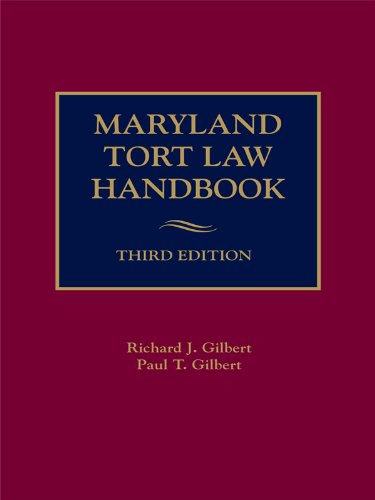 Maryland Tort Law Handbook