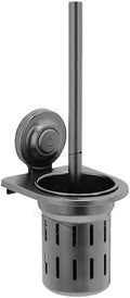 Bath Hardware Set Suction Cup Bathroom Accessories Suit Wall-Mounted Folding Towel Rack Bar Corner Storage Organizer(Toilet Brush)
