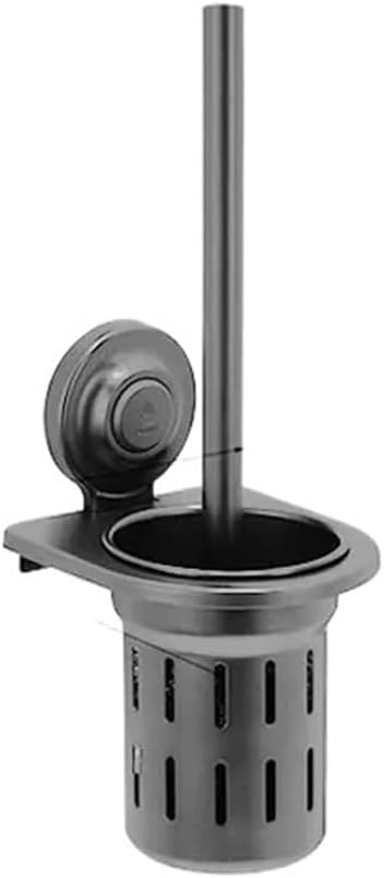 Bath Hardware Set Suction Cup Bathroom Accessories Suit Wall-Mounted Folding Towel Rack Bar Corner Storage Organizer(Toilet Brush)