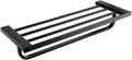 Bathroom Accessories Hardware Set Matte Black Stainless Steel Paper Holder Toothbrush Holder Towel Bar Bath Shelves