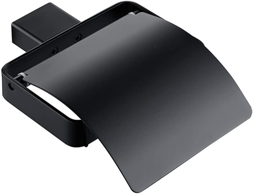 Bathroom Accessories Hardware Set Matte Black Stainless Steel Paper Holder Toothbrush Holder Towel Bar Bath Shelves