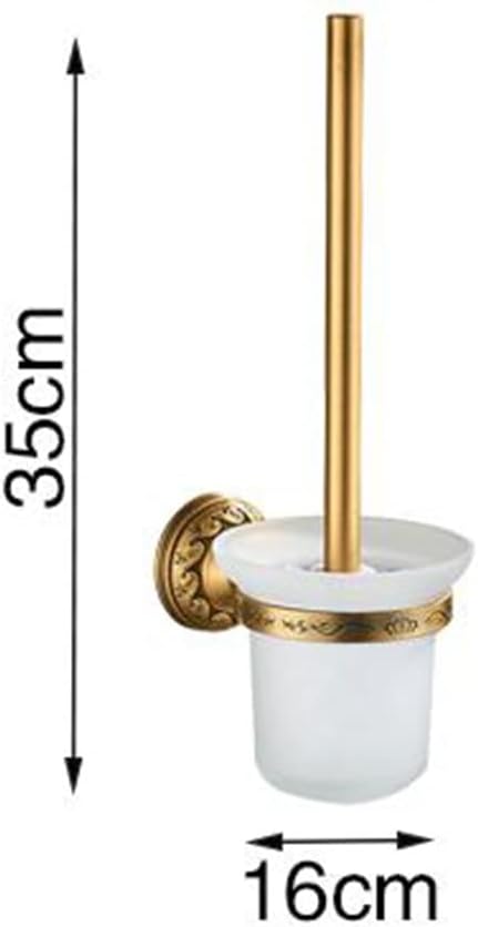 LSLYTQ Antique Brass Bathroom Accessories Set, Towel Shelf Towel Bar, Cup Holders, Hair Dryer Rack, Tissue Holder, Roll Paper Holder, Soap Dish