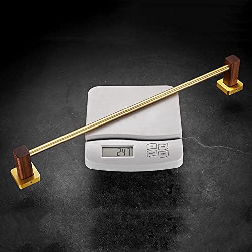 Towel Rack No Drilling Towel Holder Wooden Towel Bar Single Rod Adhesive Wall Mounted for Bathroom bathroom-60cm