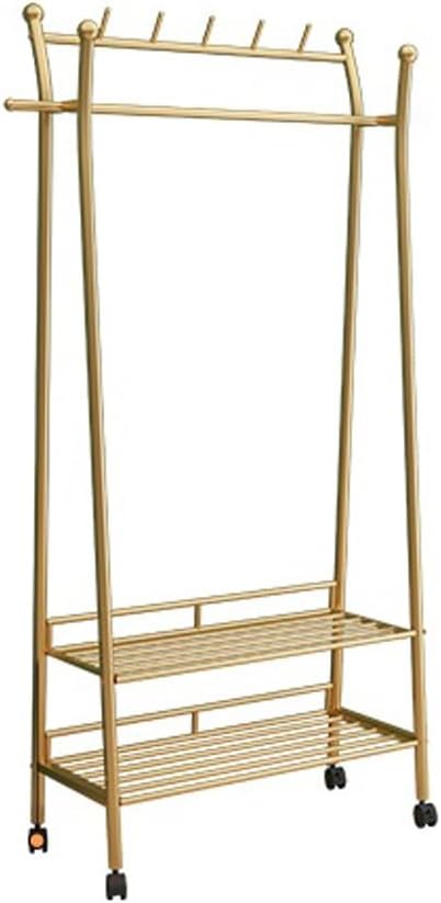 Free Standing Hall Tree Floor Clothes Hanger Bedroom Underwear Hat Rack Storage Rack Simple Multifunctional Storage Clothes Hanger Entryway Coat Stand