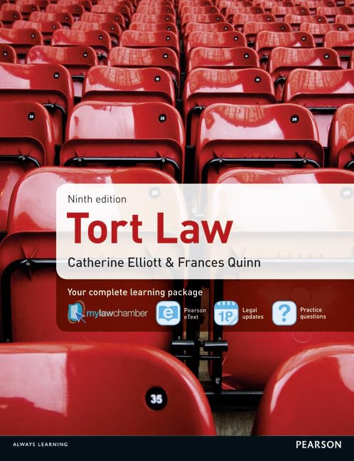 Elliott: Tort Law MLCP pk_o9 (9th Edition)
