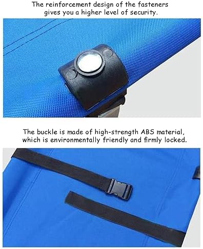 Portable Folding Stretcher - Lightweight Aluminum First Aid Rescue Stretcher with Handles for Emergency Medical Use, Durable Disability Care Supplies, Ideal for Rescue Teams (Blue)