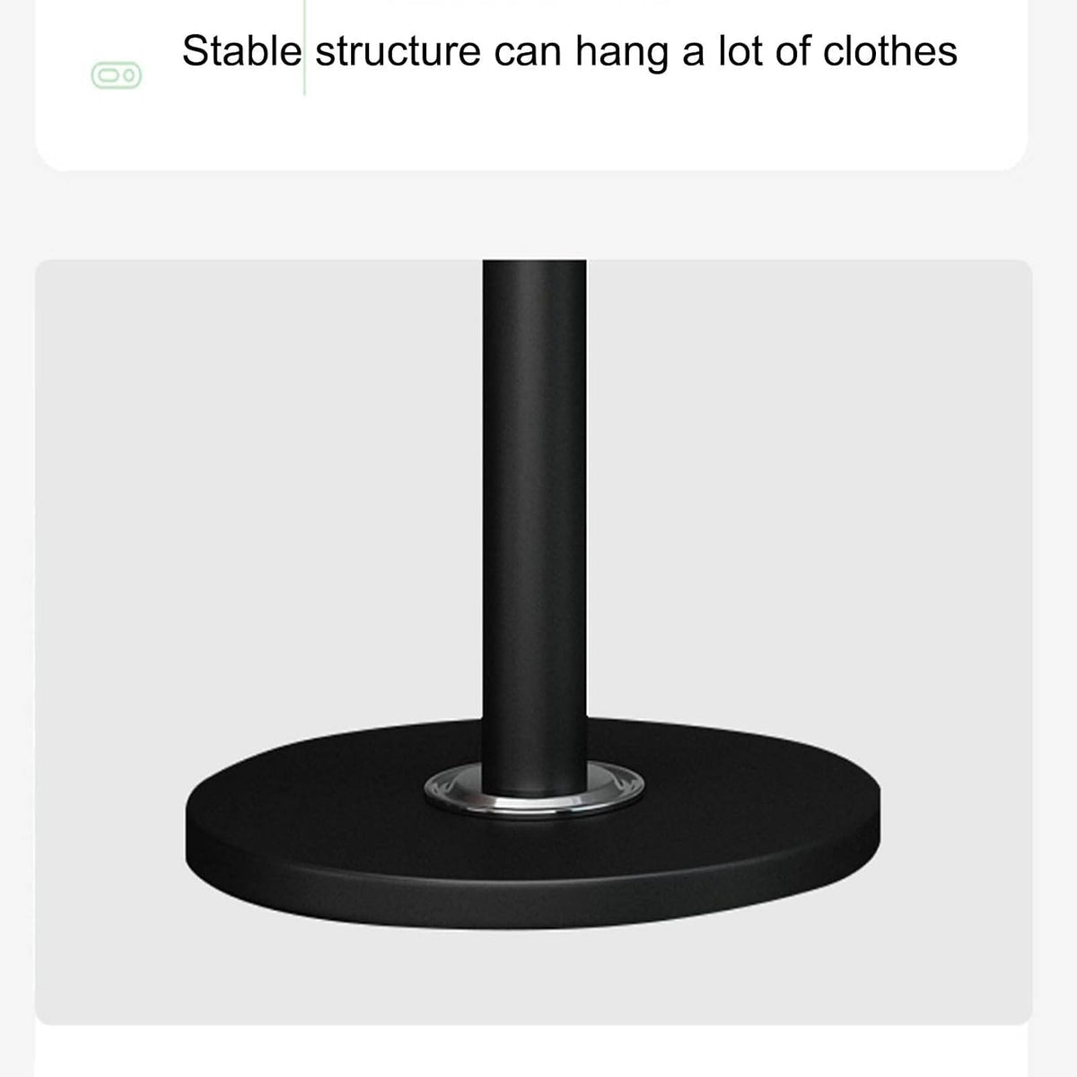 IMPREC Free-Standing Coat Rack, Hat Hanger Metal Coat Hangers Backpacks Umbrellas Purses Simple Coat Stand Stylish Coat with Stable Round Marble Base (Color : Brown)