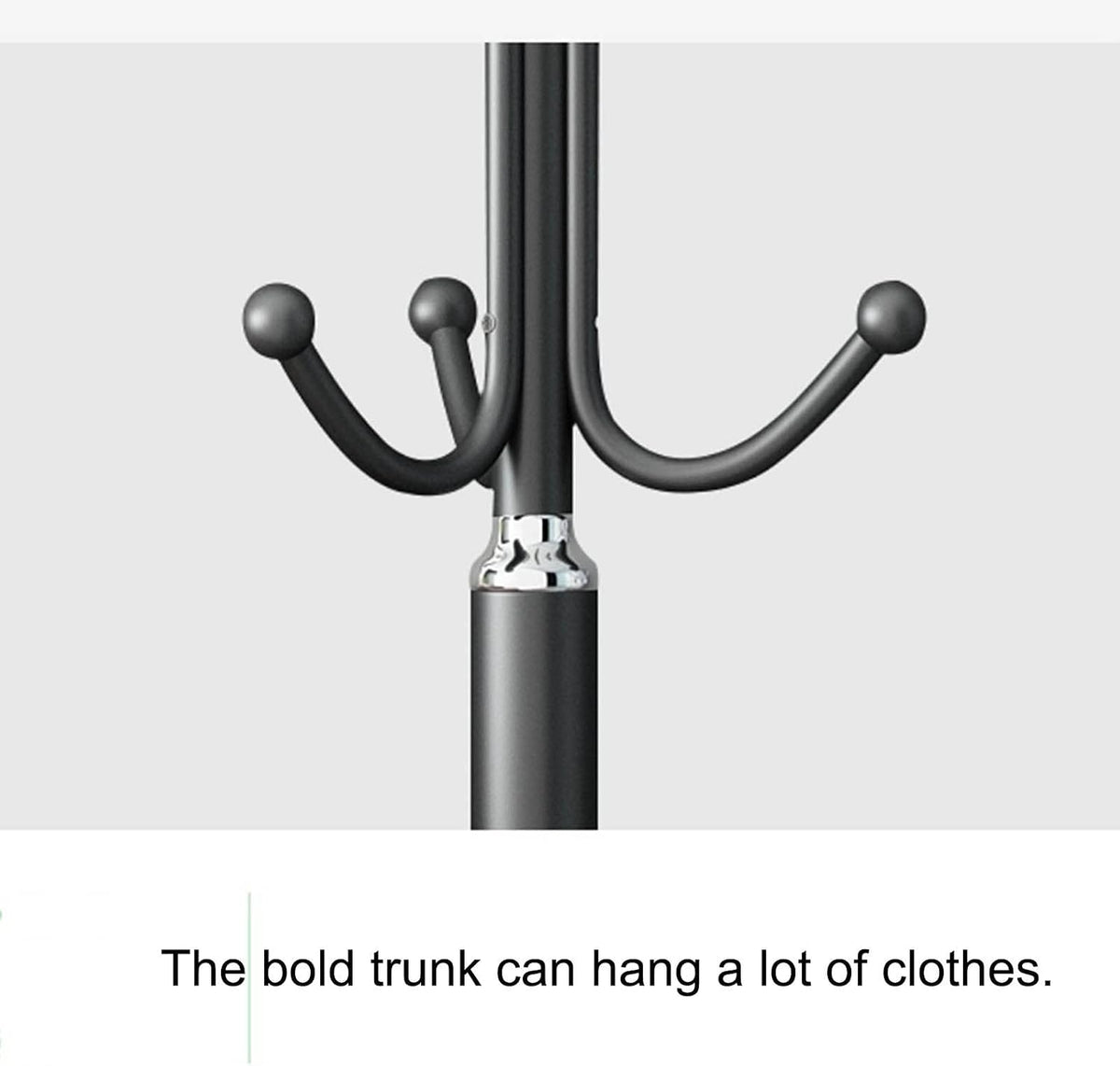 IMPREC Free-Standing Coat Rack, Hat Hanger Metal Coat Hangers Backpacks Umbrellas Purses Simple Coat Stand Stylish Coat with Stable Round Marble Base (Color : White)