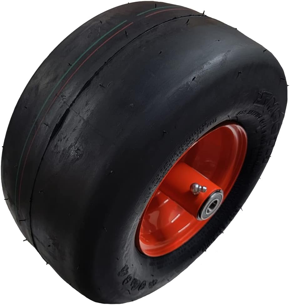 Bad Boy Mowers 022-2006-00-13 x 6.50-6 Orange Tire and Wheel Assembly for Lawn Mowers fits Pup, Lightning, AOS, CZT, ZT Elite, ZT, Stand On and Diesel Series