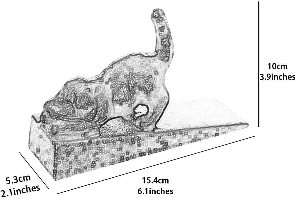 Door Stop Stopper Holder Cast Iron Dog,Rustic Vintage Style Animal Statue
