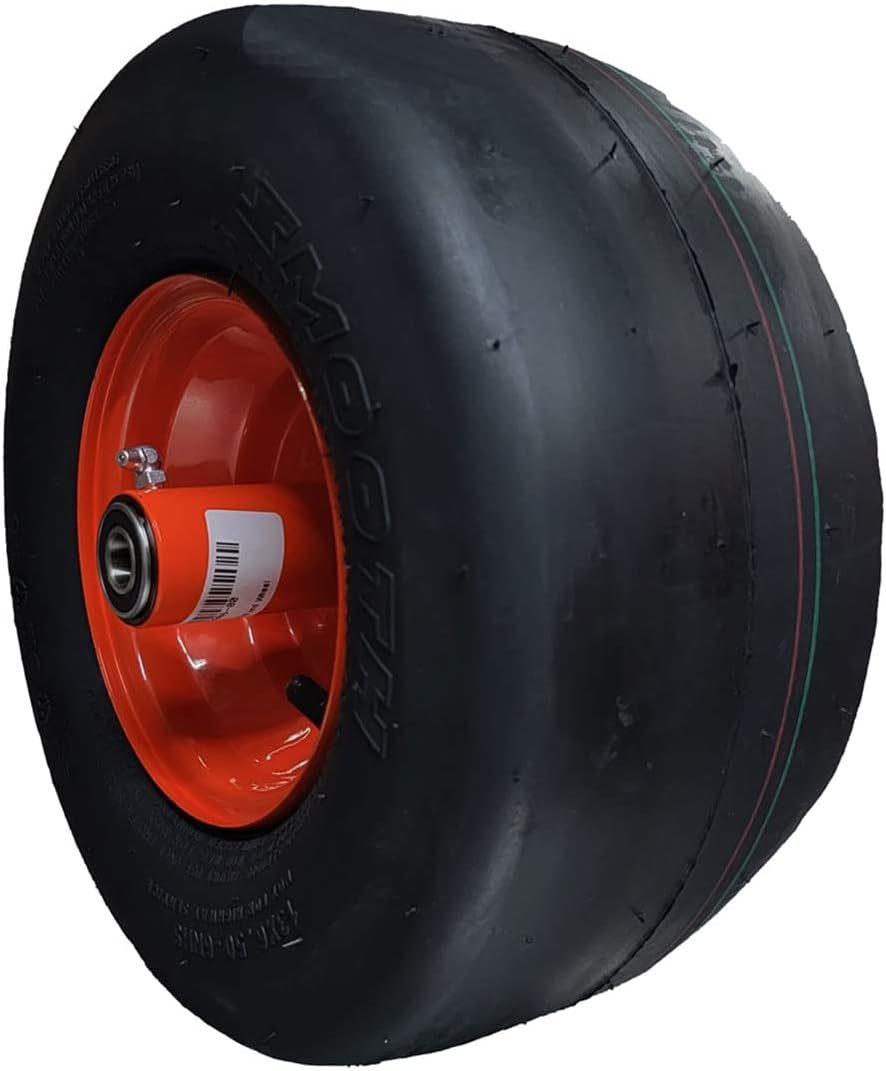Bad Boy Mowers 022-2006-00-13 x 6.50-6 Orange Tire and Wheel Assembly for Lawn Mowers fits Pup, Lightning, AOS, CZT, ZT Elite, ZT, Stand On and Diesel Series