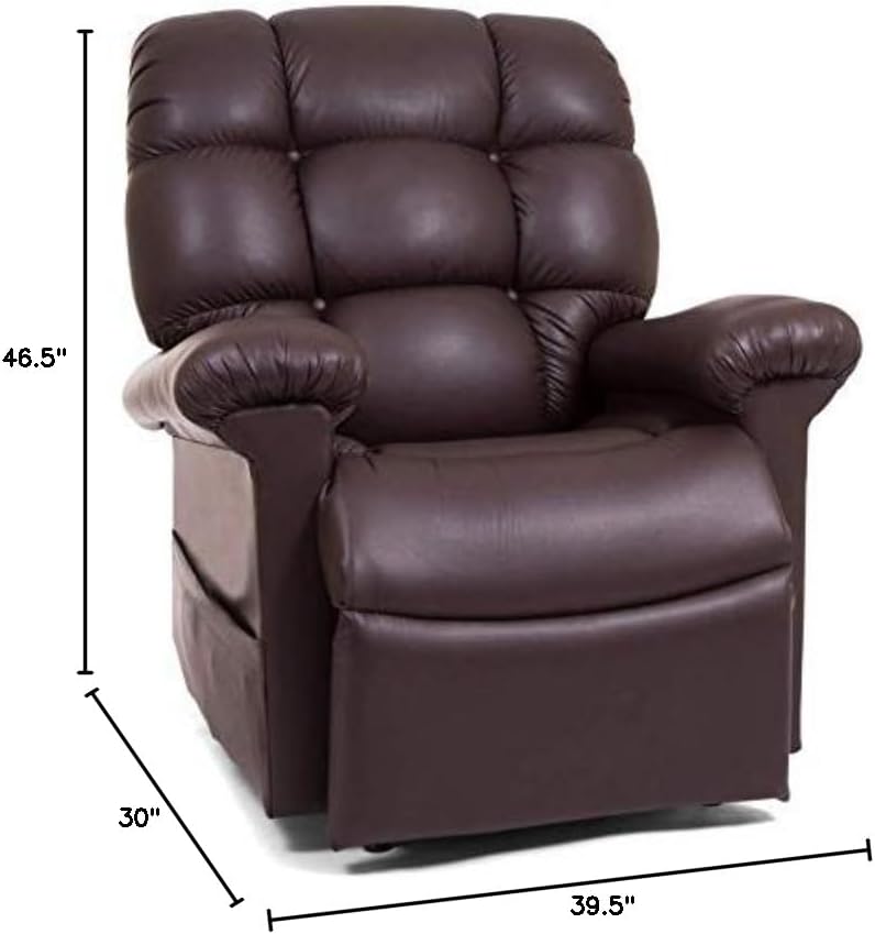 Golden Technologies Cloud Lift Chair Recliner with MaxiComfort and Twilight Medium/Large PR515-MLA (Shittake)