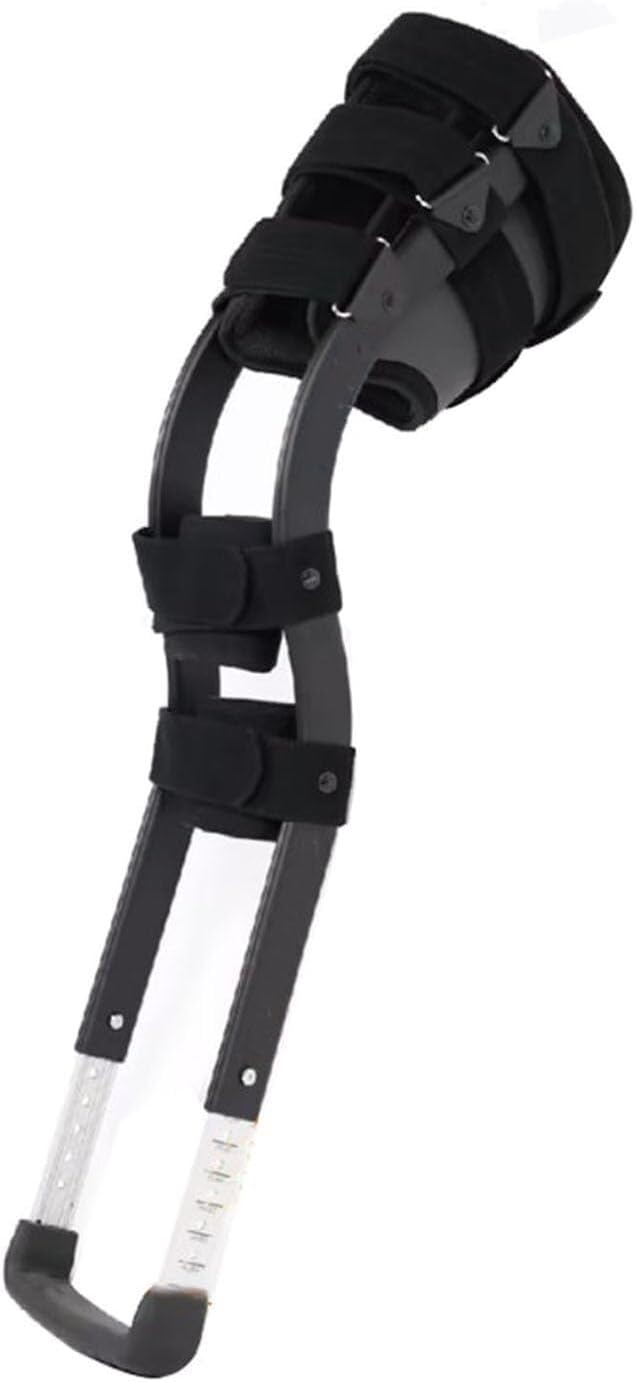 FoRes Knee Crutch Mobility Support Assisted Walking Trainer Adjustable Hand Free Knee Crutch for Injury/Disability/Elderly Supports Up for Injury Disability Supports Up