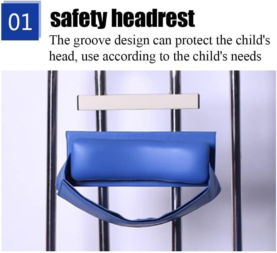 FoRes Children Standing Frame Stand Lower Limb Rehabilitation Equipment Double Straps to Fix The Body Table Top Lift Adjustable Adjustable Height for Cerebral Palsy Lower Limb Disability
