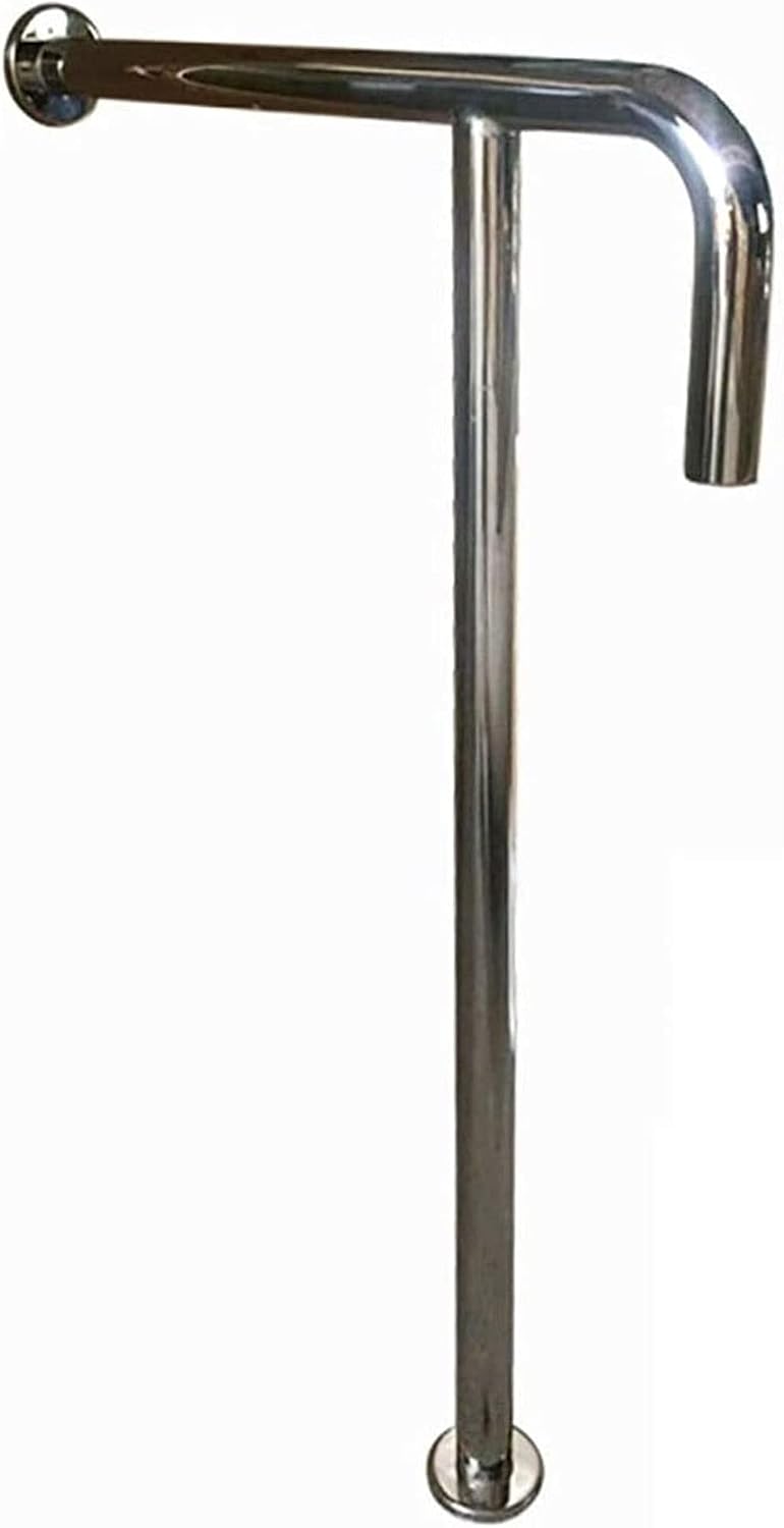 Armrest Grab Bar Bathroom Grab Bar Safety Support Rail Safety Toilet Grab Bar Wall to Floor Grab Bar Bathroom Seat Support Railing Skid Resistance Safety Hand Grips for Disability Aid