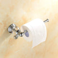 Luxury Bathroom Accessories Set with Brass Shower Shelf Silver Crystal Wall Mounted Towel Bar and Toilet Brush Holder Stylish and Functional Bathroom Decor
