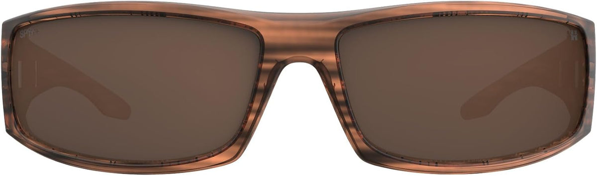 Spy+ - Cooper, Brown Stripe Tort, Happy Bronze, Medium, Sunglasses, Unisex, Adult
