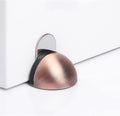 Door Stop Stopper Holder 4 Pieces Stainless Steel,Oval Floor Mounted,Magnetic with Screws and Glues Saving Your Walls from Screws Damage