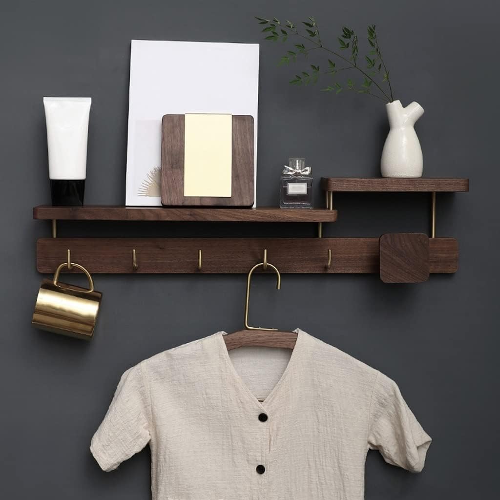 Coat Rack Wall Mount Wall-Mounted Coat Rack Hook Entryway Hooks Creative Key Coat Hook Hook Wall-Mounted Storage Rack Hat Racks for Baseball Caps Door Coat Hooks