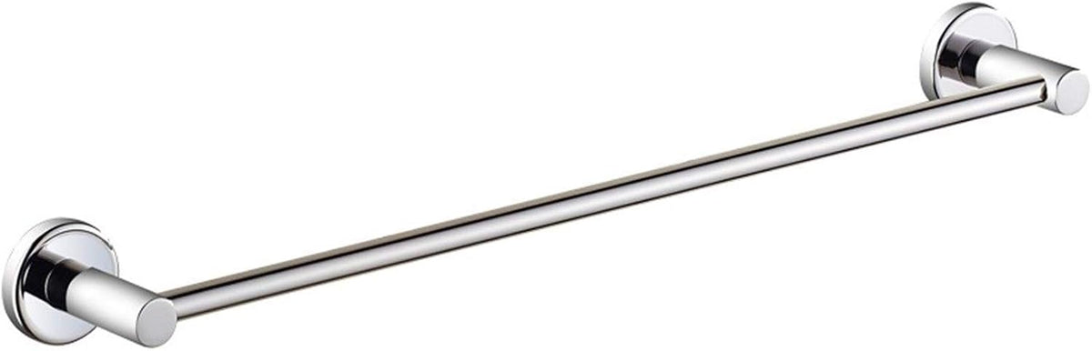 Bath Towel Bar Stainless Steel Towel Rack Bathroom Wall Mounted Towel Rail Hanger, Polished Finish, Silver/110Cm