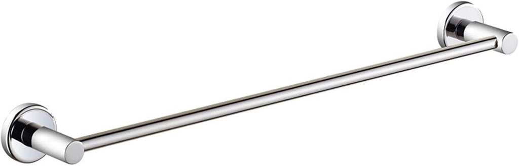 Bath Towel Bar Stainless Steel Towel Rack Bathroom Wall Mounted Towel Rail Hanger, Polished Finish, Silver/100Cm
