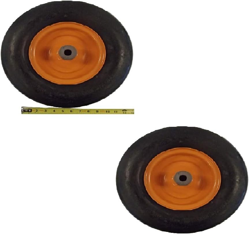 2 Orange Air Tires 481551 13x5x6 Fits Scag Zero Turn Mowers