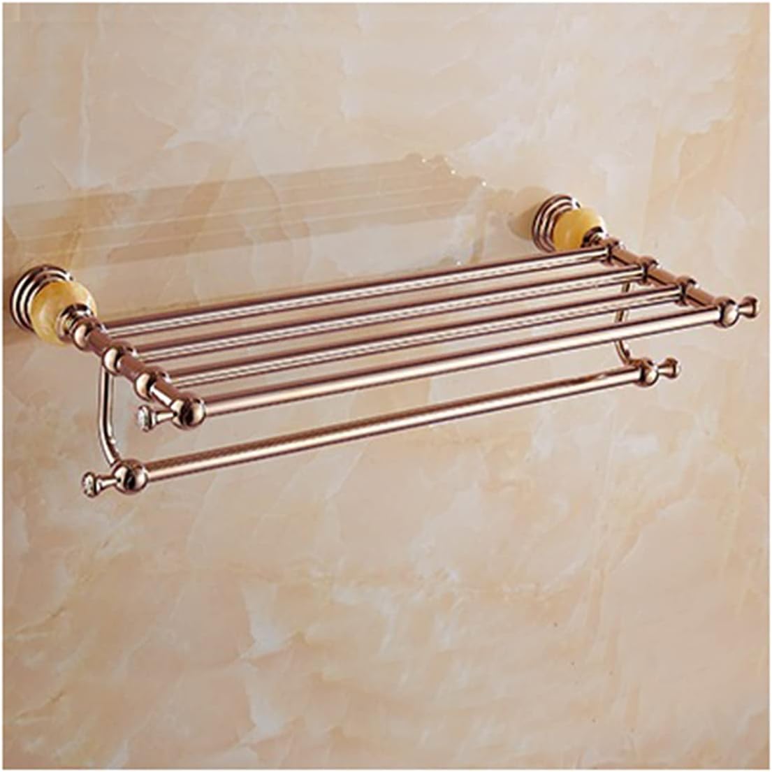 ZTBH Bathroom Hardware Sets Bathroom Hardware Set, Paper Holder, Towel Bar, Corner Shelf, Towel Rack Bathroom Hardware Towel Set (Color : Towel Rack)