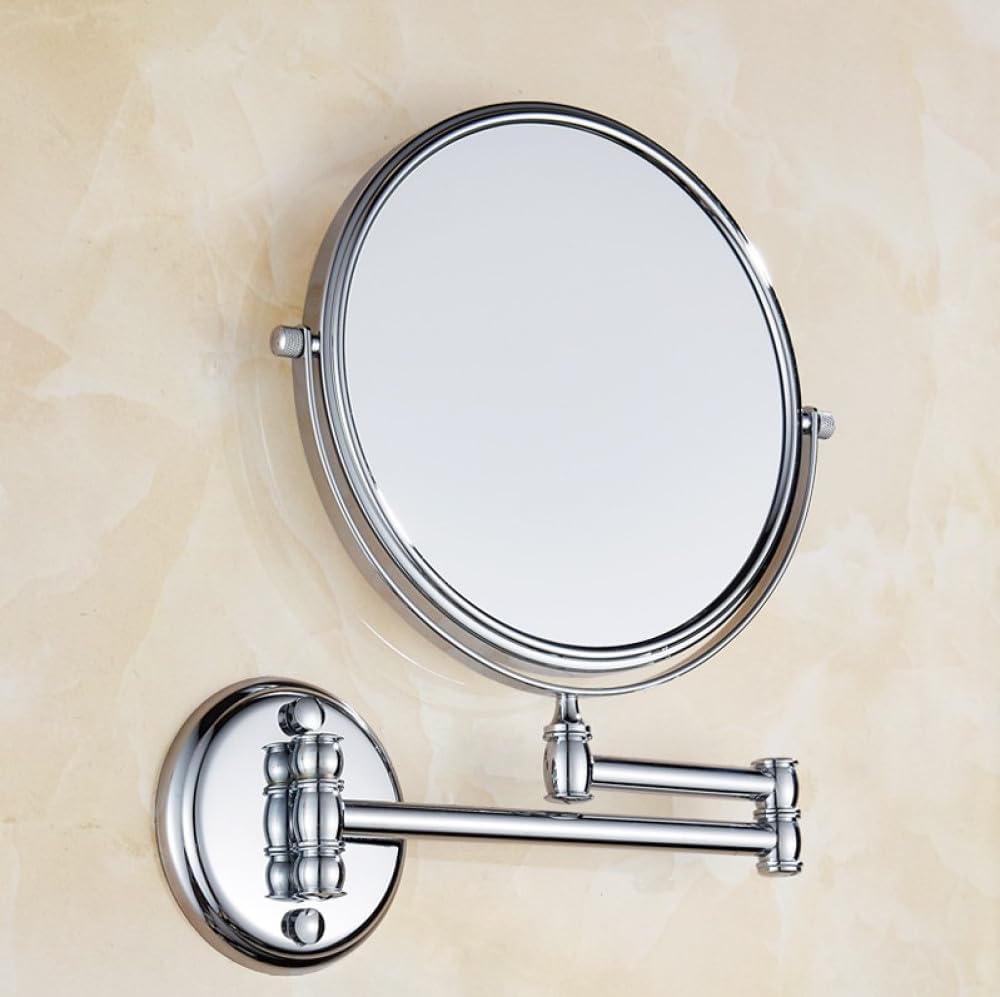 Bathroom Hardware Set Chrome Polished Bath Rack Paper Holder Toothbrush Holder Towel Bar Coat Hook Bathroom Accessories,Mirror Makeup