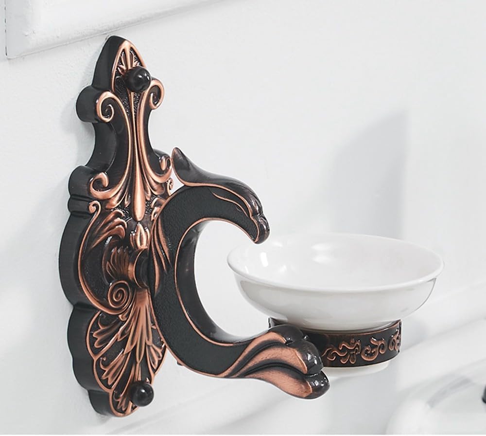 Bath Hardware Sets Black Brushed Bath Cup&Tumbler Holders Europe Toilet Brush Holder Towel Bar Paper Holders Cloth Hook,soap dish4