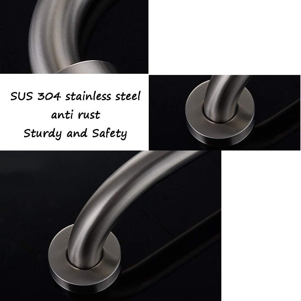 Bathroom Grab Bars,Handrail Silver Home Shower Grab Bars, Safety Grip Bath and Handle, Stainless Steel Wall Mount Bar, Disability Aids for Bathtub