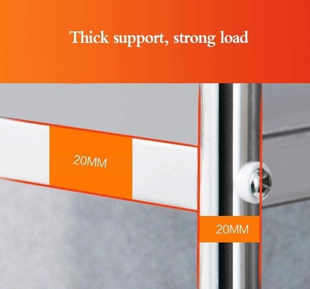 Microwave Stand 2 Tier Microwave Oven Rack Stainless Steel Stand Storage Rice Cooker Racks for Kitchen Countertop Organizer Storage