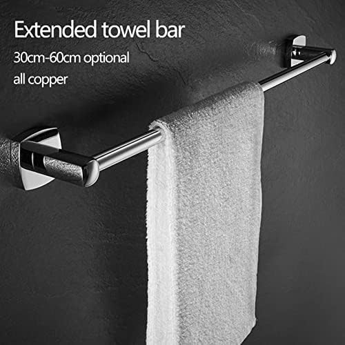 Towel Rail Bath Towel Holder Towel Bar Towel Rails All Copper Single Towel Bar, Wall-Mounted Towel Rail Bathroom Holder Hanger Rack Bathroom Accessories/60cm Bathroom Decor Shelf