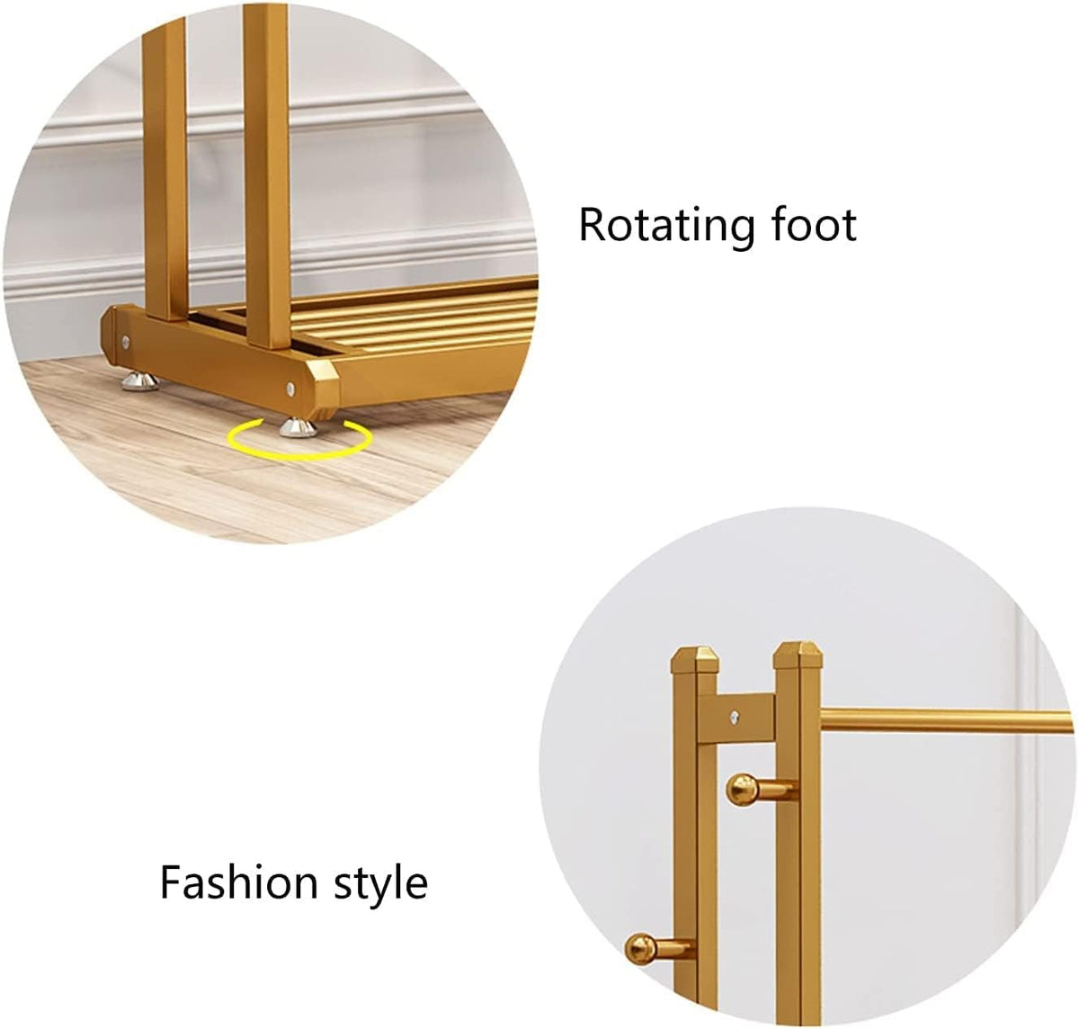 Floor Coat Rack Space-Saving Metal Coat Rack Standing Hat Rack With Shelf Bedroom Hanger Household Storage Modern Coat Rack Hanger Handbag Clothes Entrance Clothes Stand