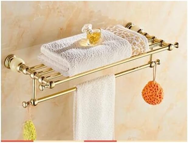 ZTBH Bathroom Hardware Sets Bathroom Accessories Set, Corner Shelf Paper Holder, Towel Bar, Soap Basket, Towel Rack, Towel Ring Bathroom Hardware Towel Set (Color : Towel Rack)