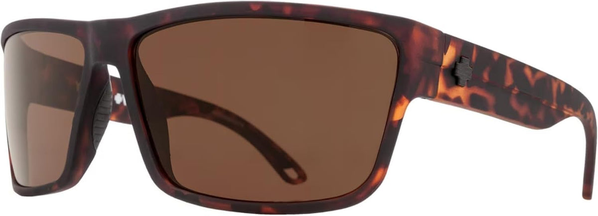 Spy Rocky 62MM Cylindrical Shield Sunglasses for Men +BUNDLE with ACCESSORY EYEWEAR KIT