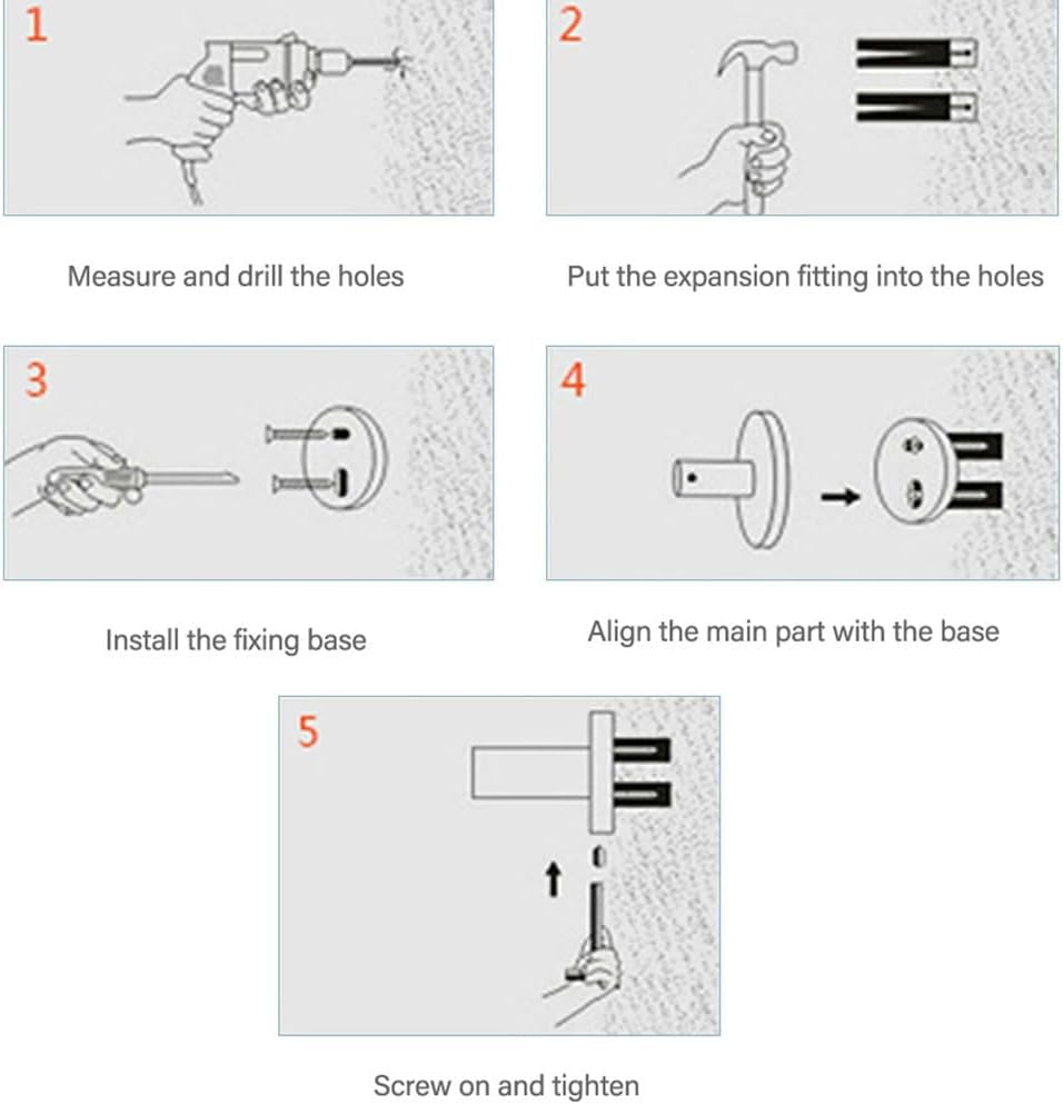 Black Wall Mount Stainless Steel Towel Bar Holder Toilet Roll Bathrobe Hook Hanger Brush Bathroom Accessories Set,Toilet Brush Holder