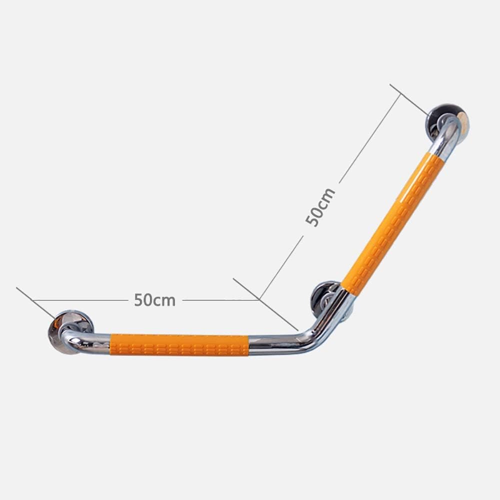 Bathroom Grab Bars, Sturdy Shower Safety Grab Bar Shower Angled Grab Bar Bathroom Safety 304 Stainless Steel Bathtub Grip Suitable for Disability Aid and Seniors(