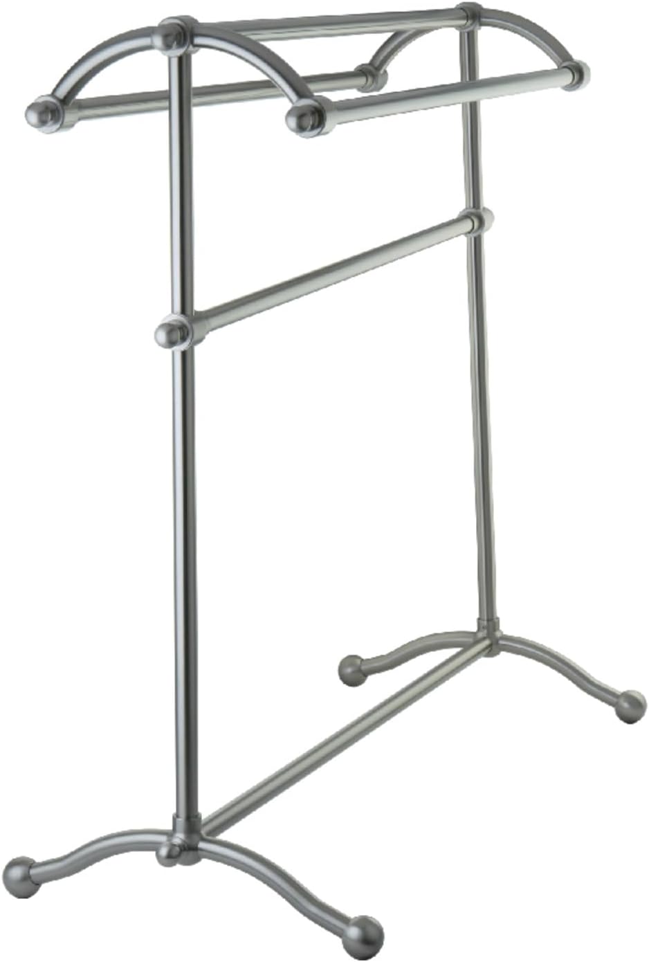 Kingston Brass CC2298 Vintage Freestanding -Towel Rack, 29-1/2-Inch Height, 28-Inch Width, Brushed Nickel