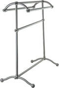 Kingston Brass CC2298 Vintage Freestanding -Towel Rack, 29-1/2-Inch Height, 28-Inch Width, Brushed Nickel