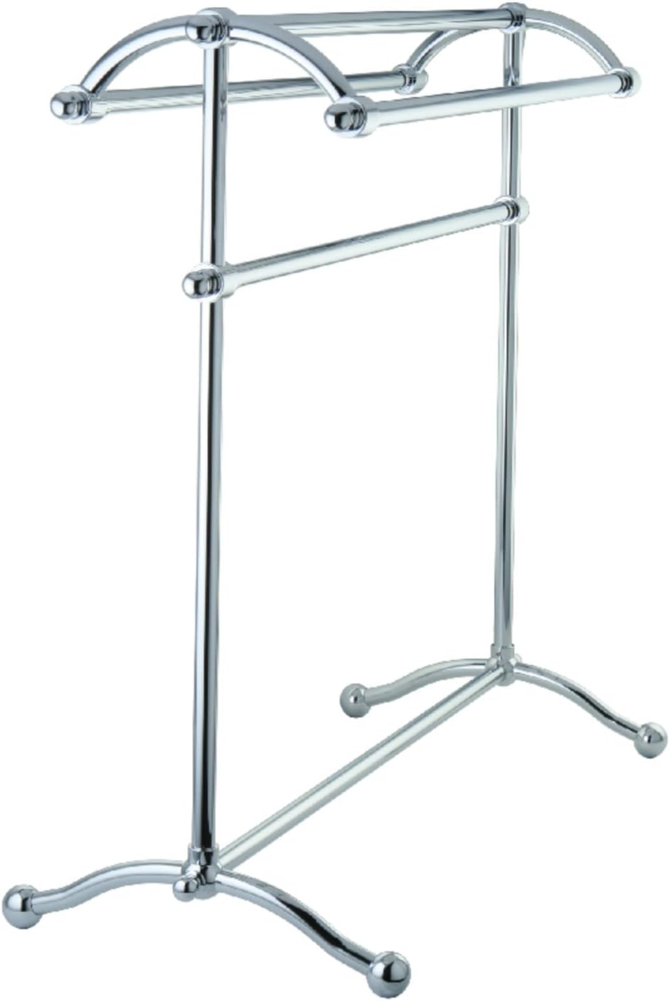 Kingston Brass CC2291 Pedestal Towel Rack, Polished Chrome