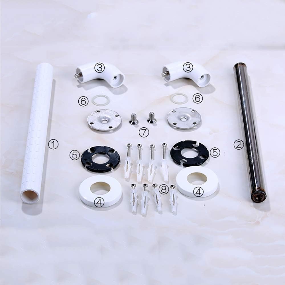 Bathroom Grab Bars, Sturdy Shower Safety Grab Bar Shower Angled Grab Bar Bathroom Safety 304 Stainless Steel Bathtub Grip Suitable for Disability Aid and Seniors(