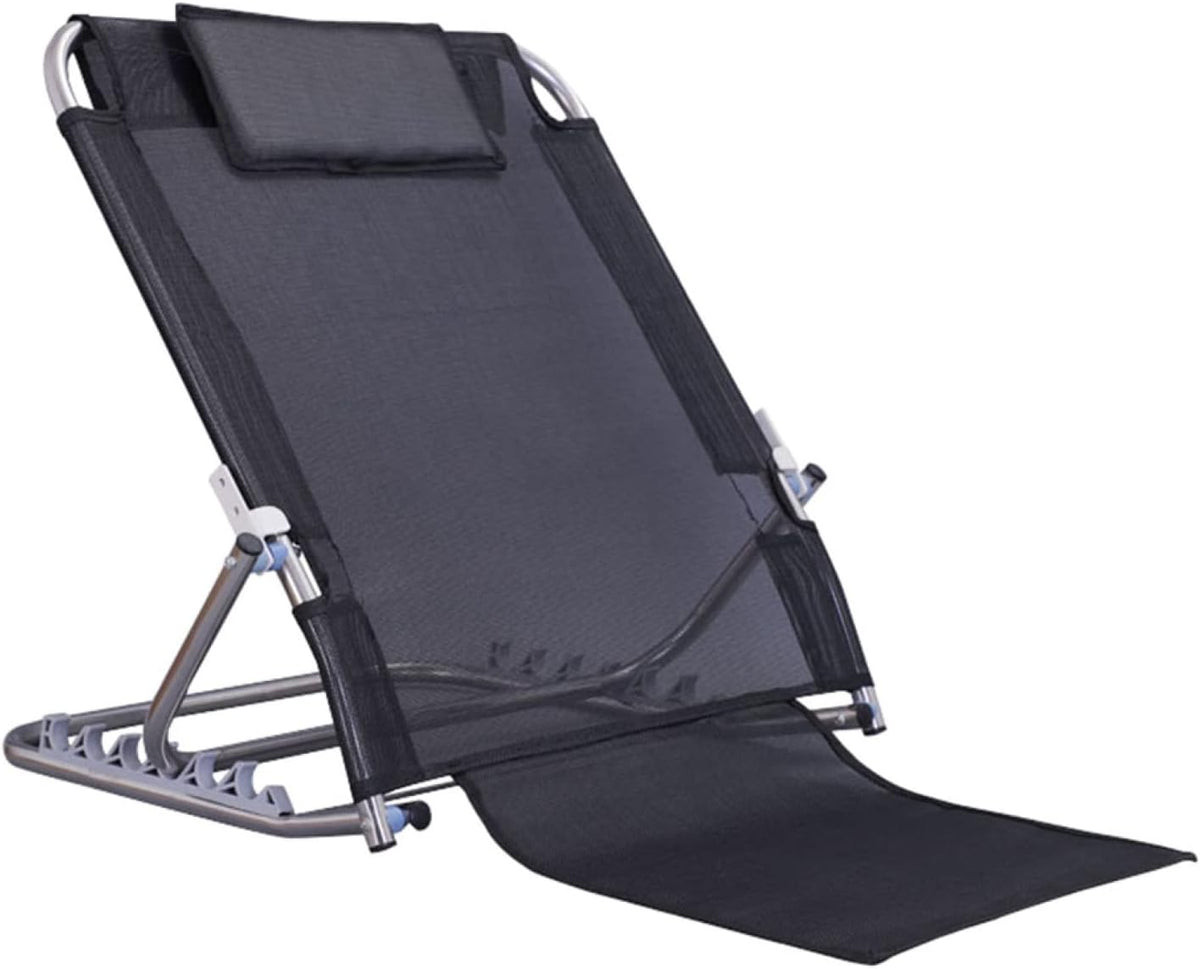 Backrest For Bed, Bed Back Rest Adjustable Angle, Mobility Disability Support Aid,Sit Up Or Reclined Position, Includes Head Pillow, Read, Eat, Watch TV In Bed, For Eldery, Disabled, & Injured,B