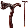 ZAPION Walking Stick Walking Sticks Hardwood Walking Sticks with Phoenix Design Handle | Rosewood Cane Walking Aid Unisex Mobility Aids & Equipment