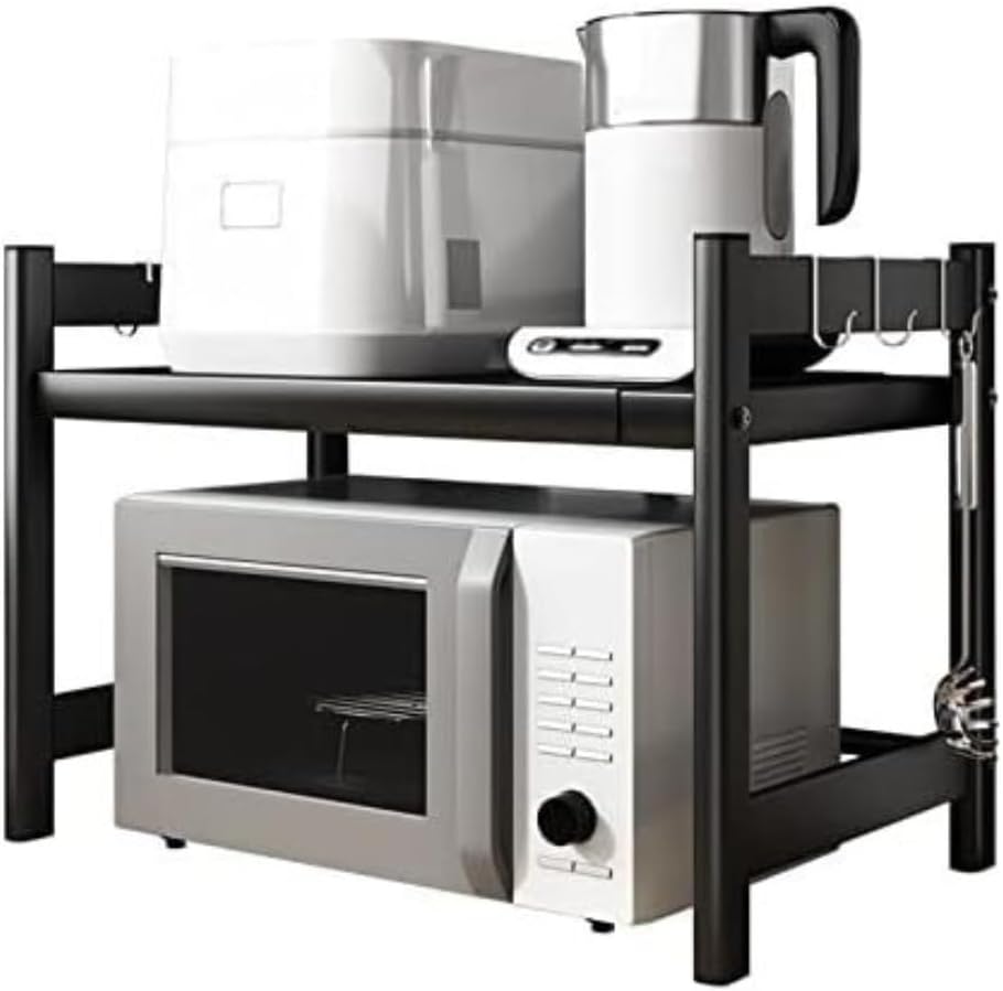 Microwave Stand Microwave Oven Rack Storage Seasoning Can Kitchen Countertop Cabinet Rice Cooker Storage