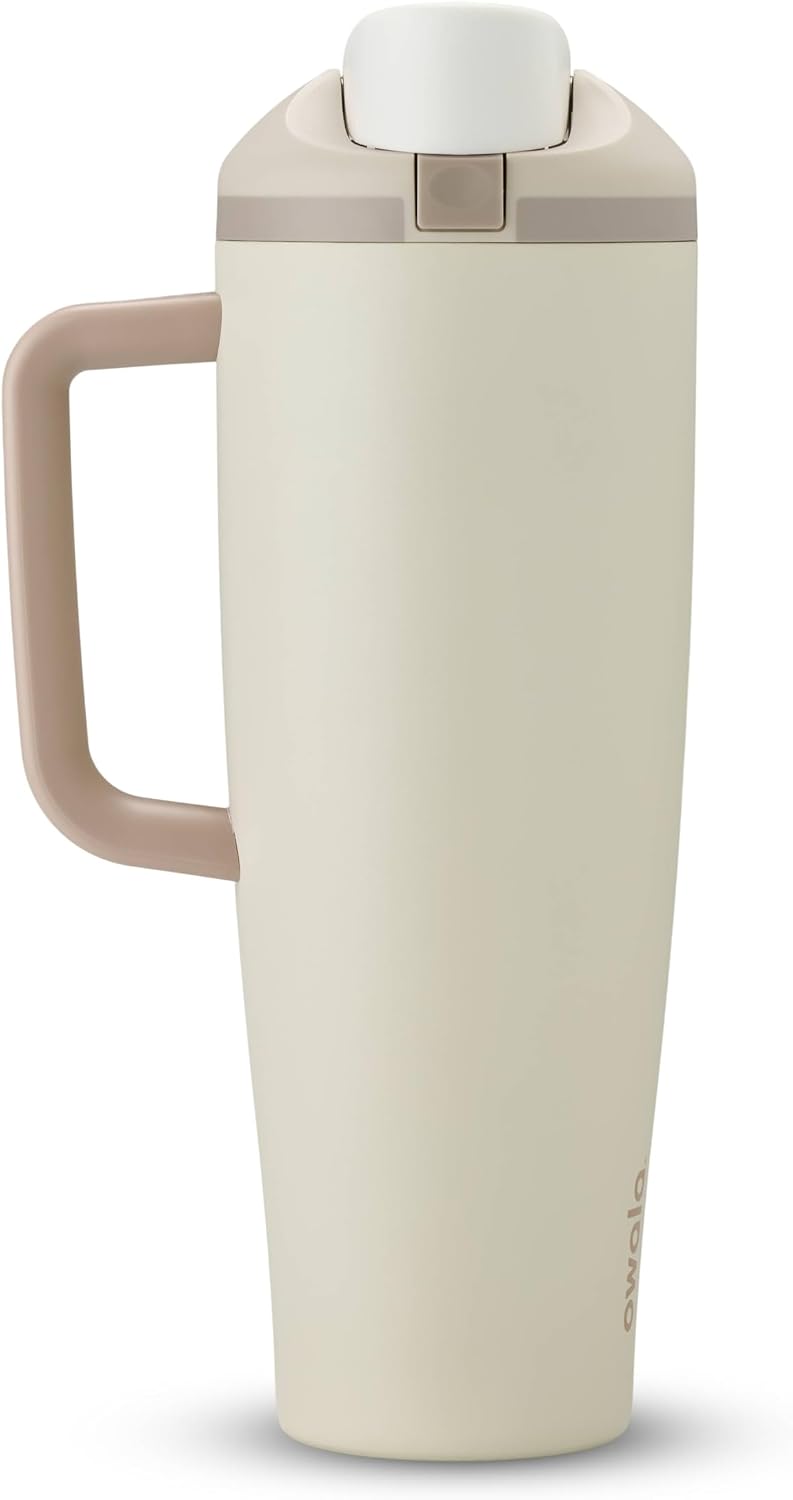 Owala FreeSip Tumbler - Stainless Steel - 40-oz. - Tan (Lightly Toasted) (Pack of 6)